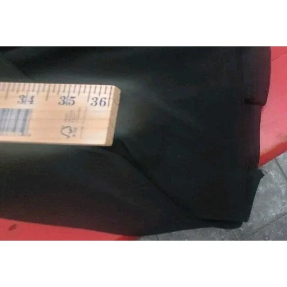 ! Ralph Lauren Dress Ruched FAUX wrap Green Label Black Dress Women’s 4 - Picture 5 of 6